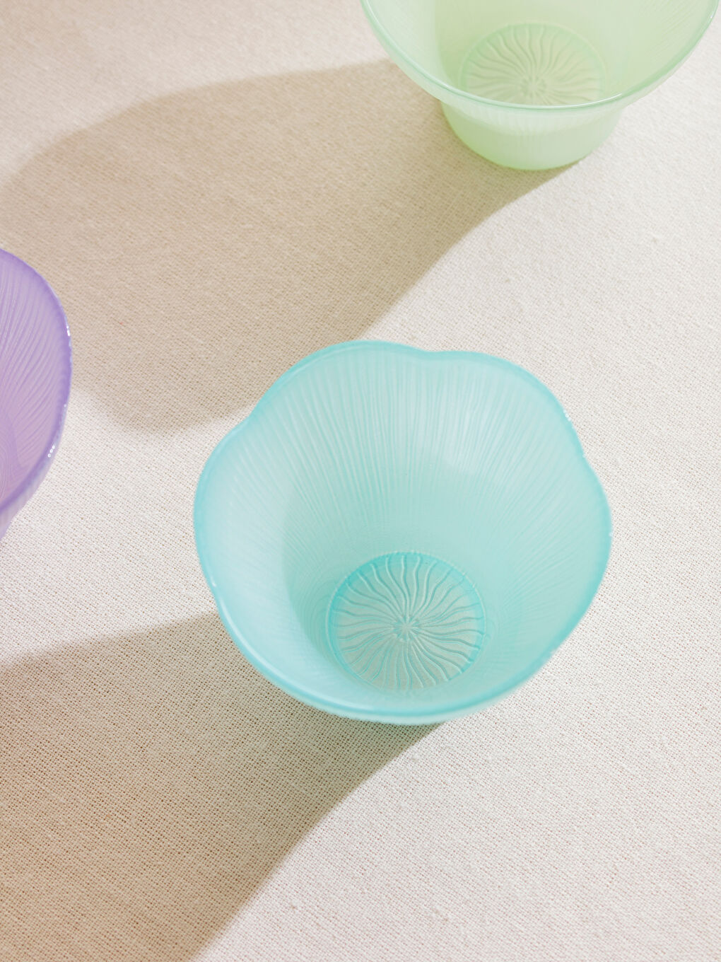 طقم بولات زجاج منقوشة ٣ قطع-2