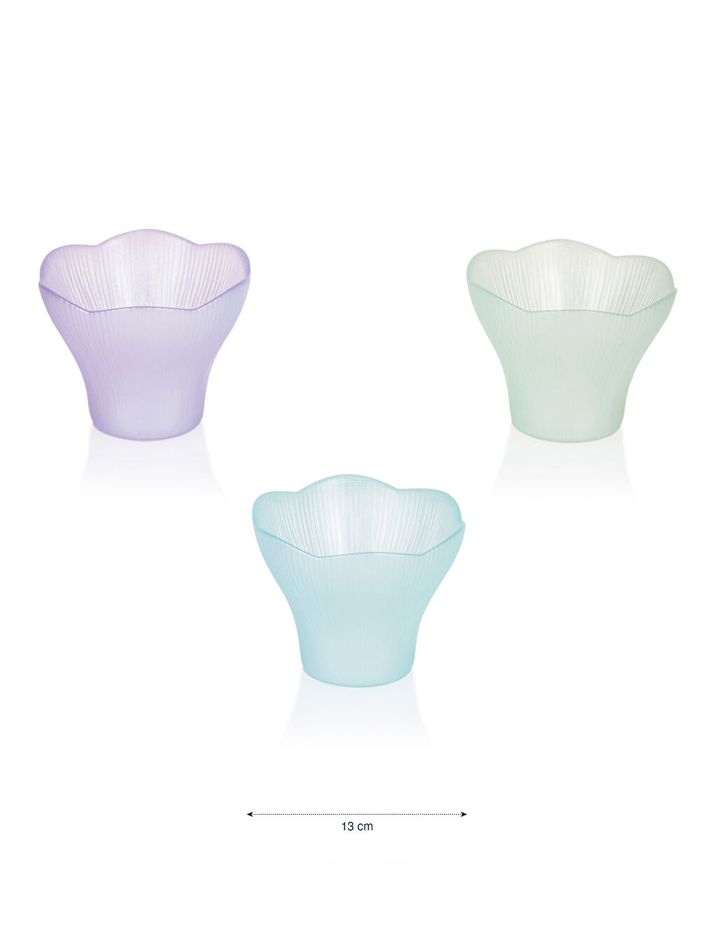 طقم بولات زجاج منقوشة ٣ قطع-4