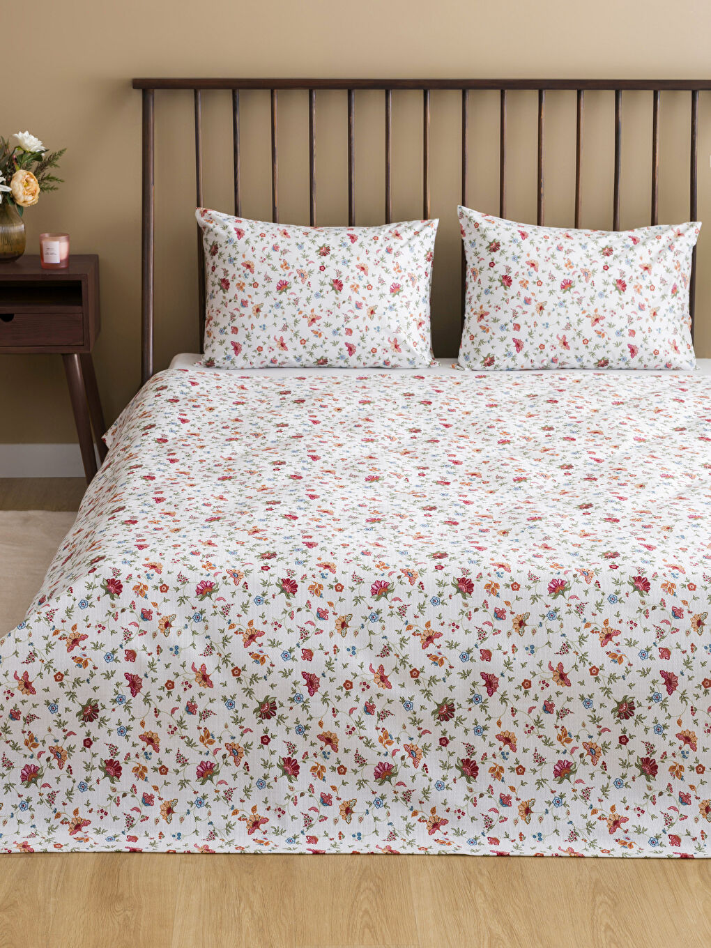 Patterned Double Pique Bedspread Set