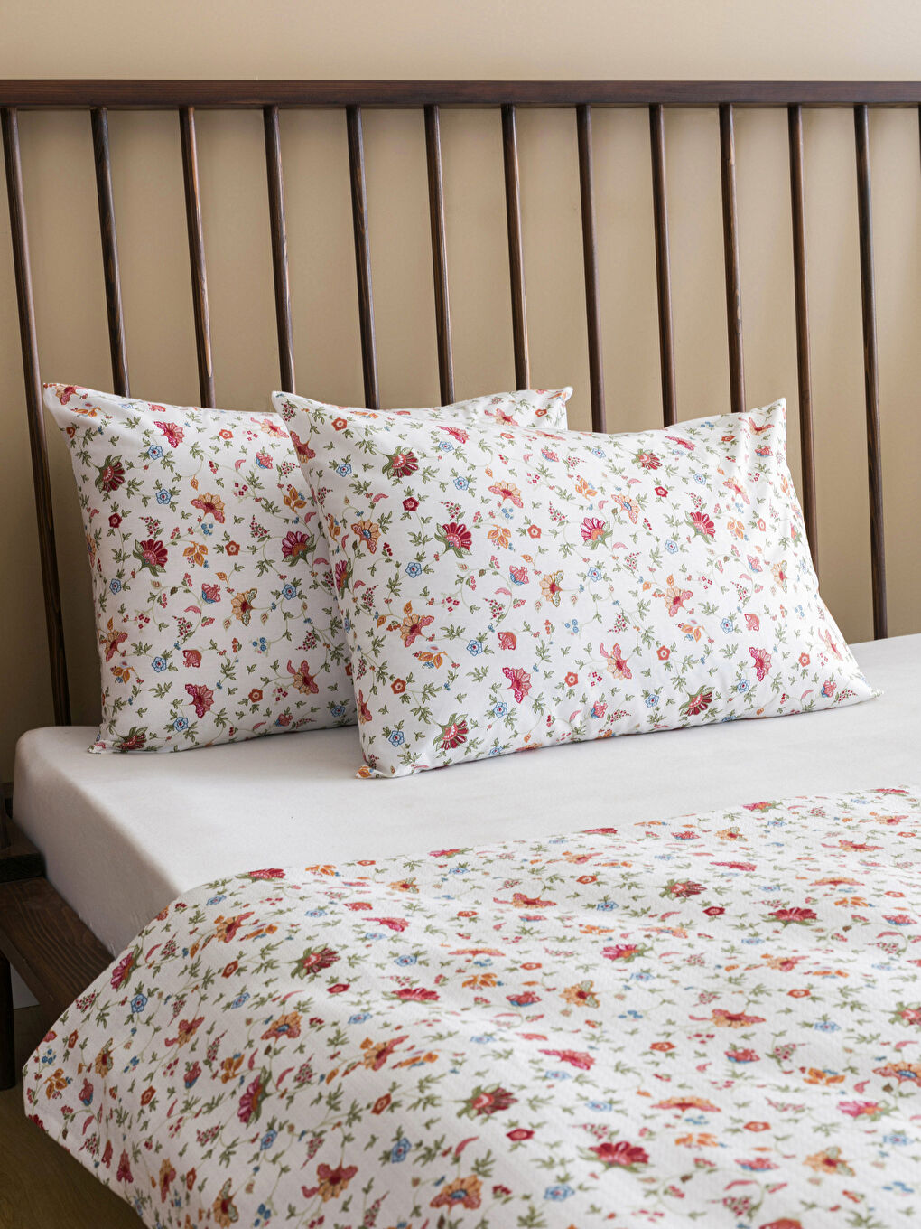 Patterned Double Pique Bedspread Set-2