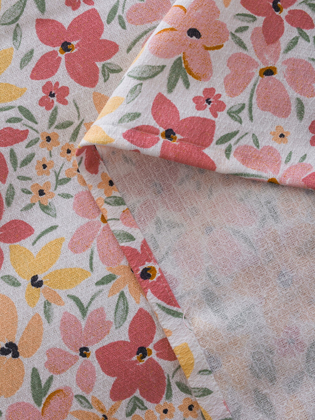 Karışık Çiçek Desenli Çift Kişilik Pike Seti-6