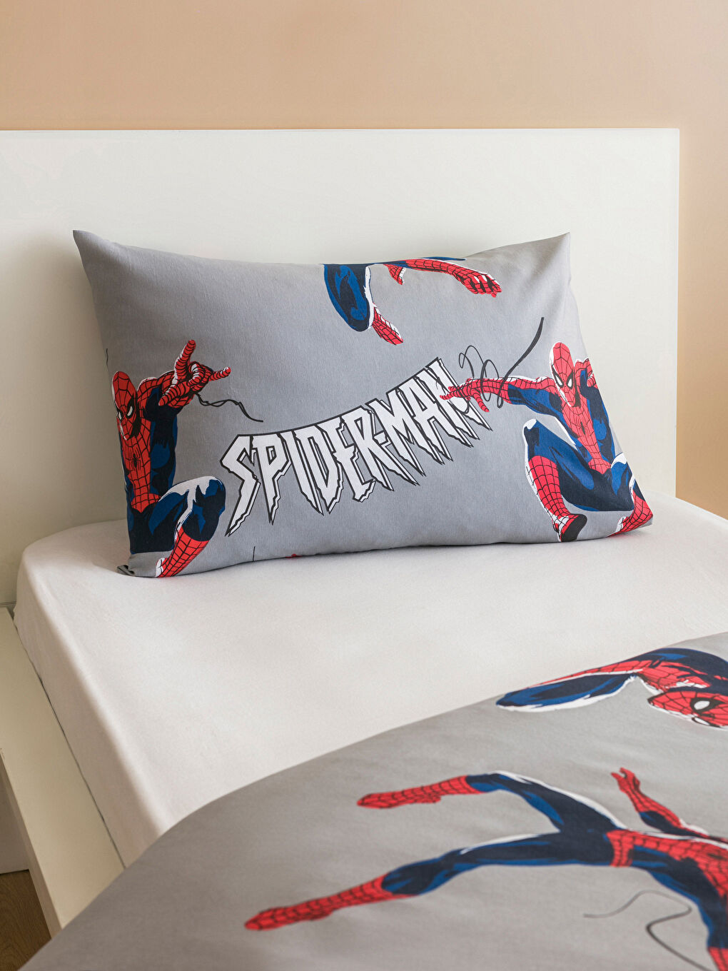 LCW HOME Karişik Spiderman Baskılı Tek Kişilik Çocuk Nevresim Seti - 2