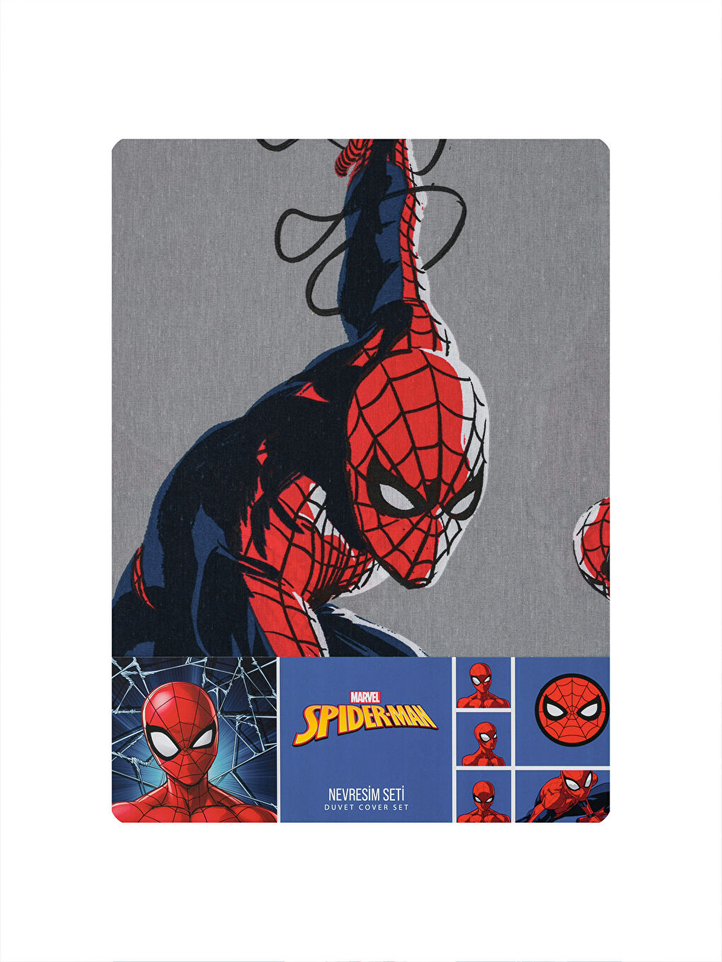 LCW HOME Karişik Spiderman Baskılı Tek Kişilik Çocuk Nevresim Seti - 6