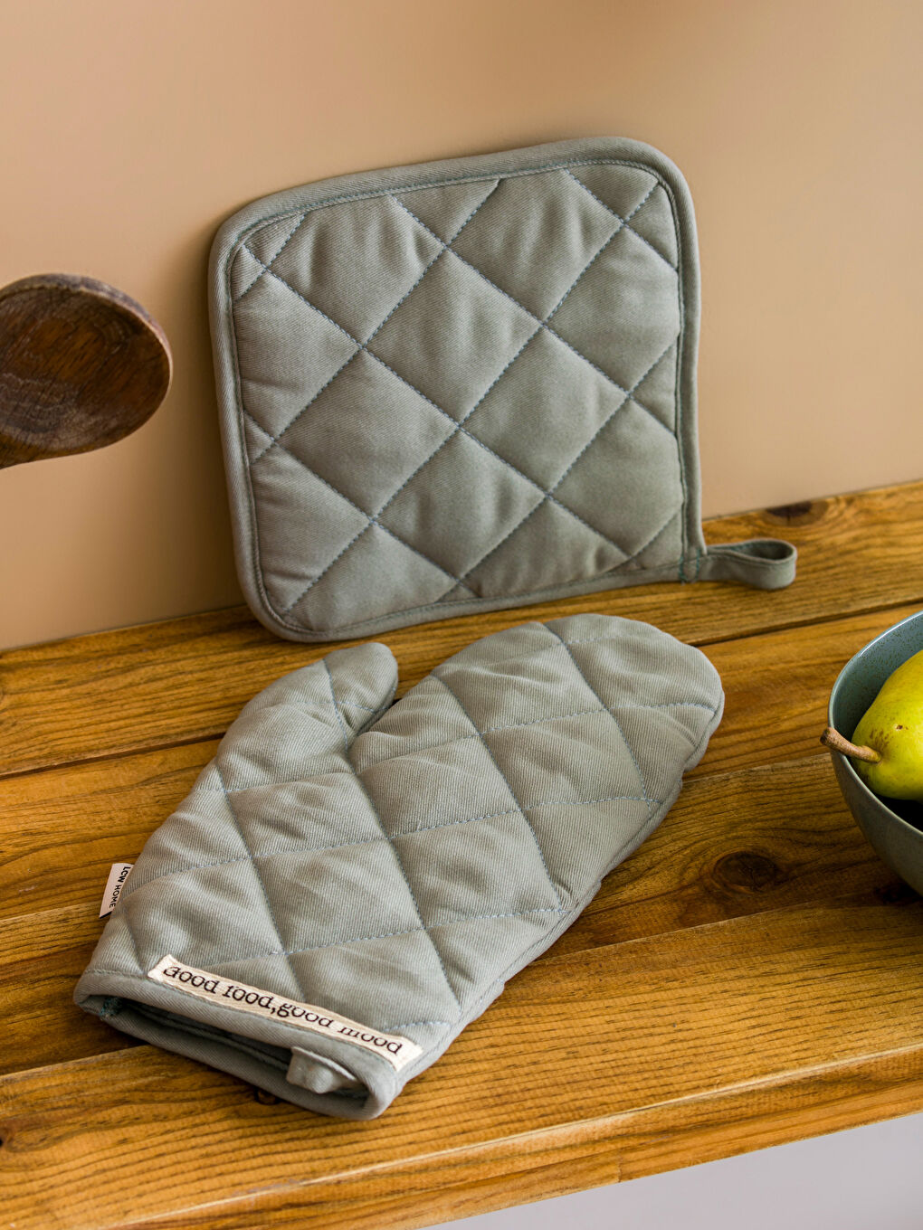 Patterned Oven Mitt Set 2 Pack -S4J171Z8-S3L