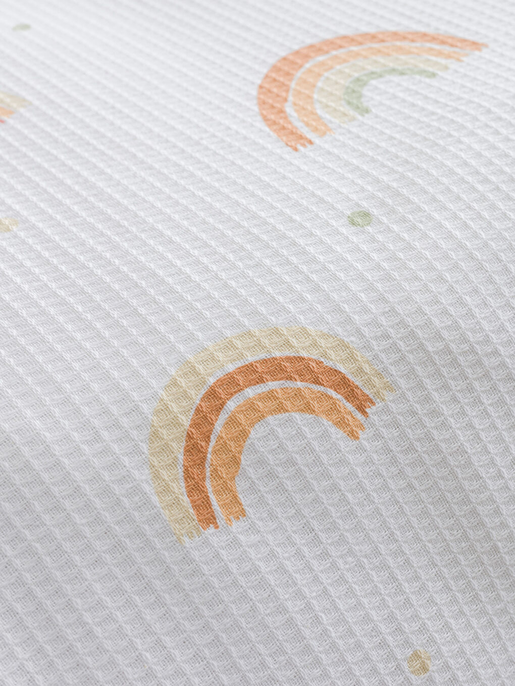 Karışık Desenli Tek Kişilik Pike Seti-4