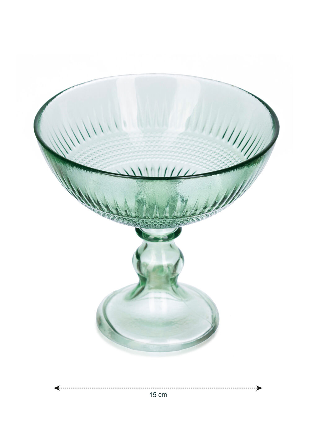 LCW HOME Γυάλινο Μπολ Σερβιρίσματος με Βάση 15 cm -S4J716Z8-PX2