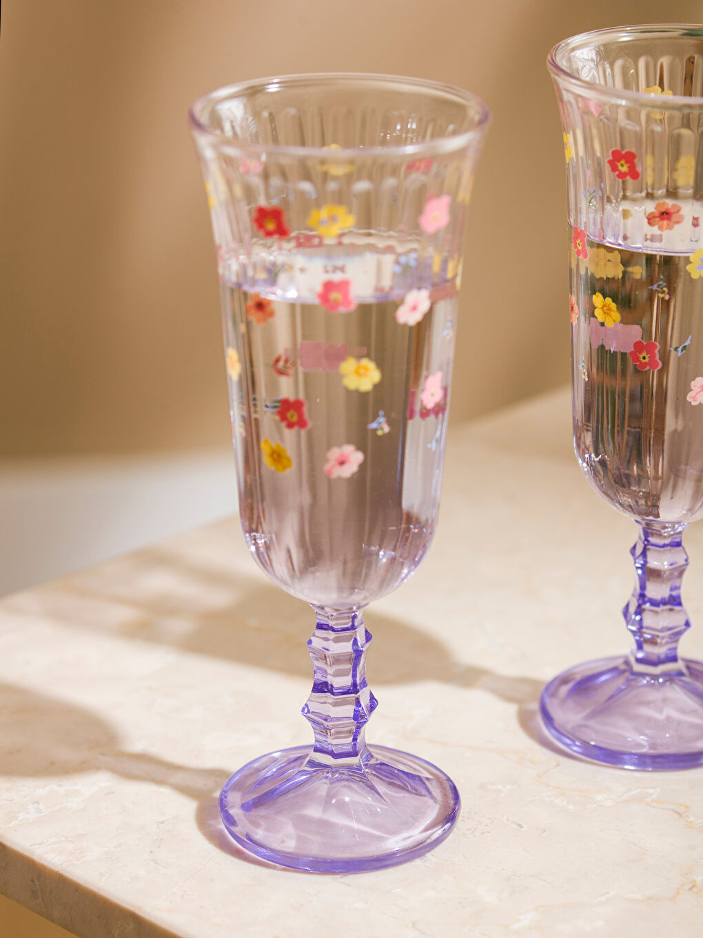 Karışık Desenli Su Bardağı 2'li 120 ml-3