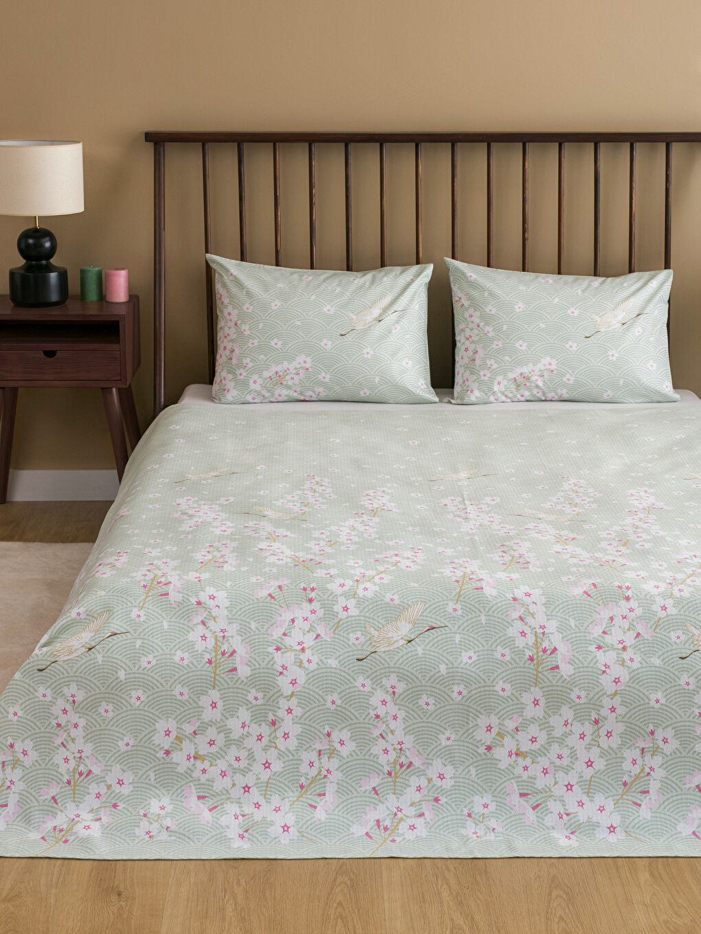 Floral Printed Double Pike Set -S4JE91Z8-F9C