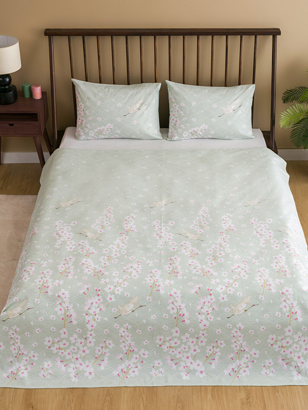 Floral Printed Double Pike Set -S4JE91Z8-F9C