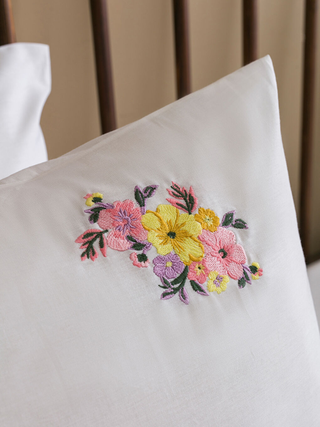 LCW HOME Floral Printed Double Pique Bedspread Set -S4JE94Z8-F9C