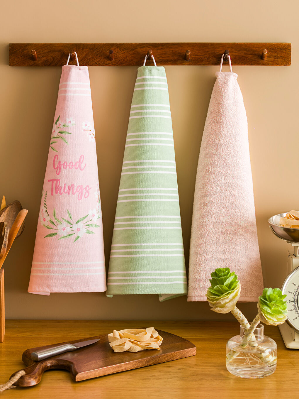 Karışık Desenli Kurulama Bezi 3'lü 40x50 cm