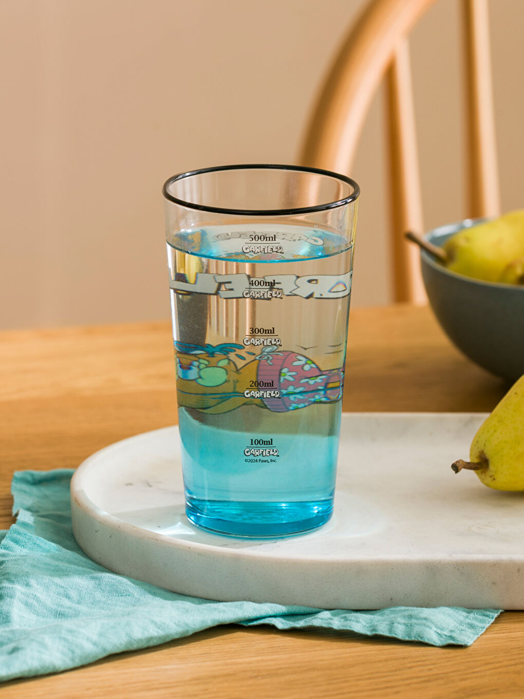 Karışık Garfield Baskılı Cam Bardak 570 ml-1