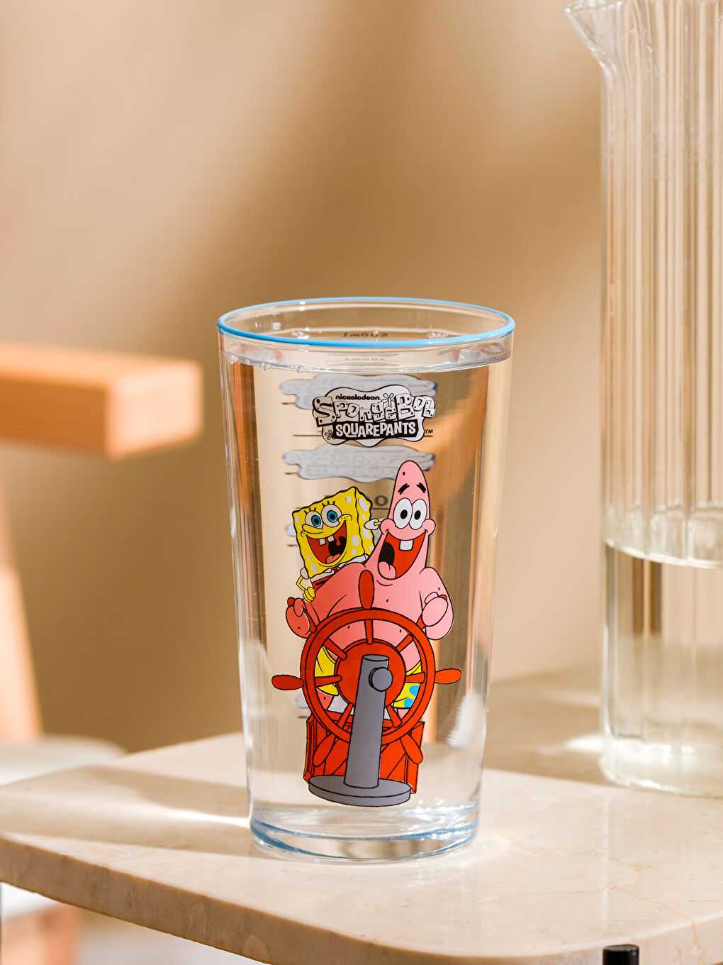 LCW HOME Spongebob Baskılı Cam Bardak 570 ml-1