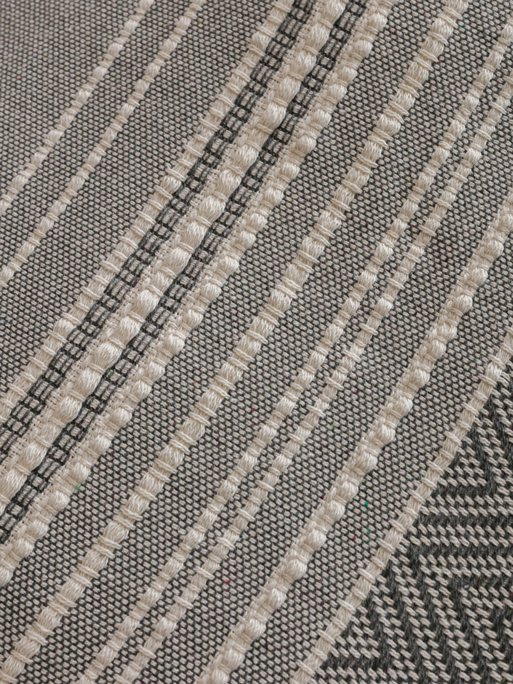 Antrasit Desenli Çift Kişilik Pike 180x230 cm-2