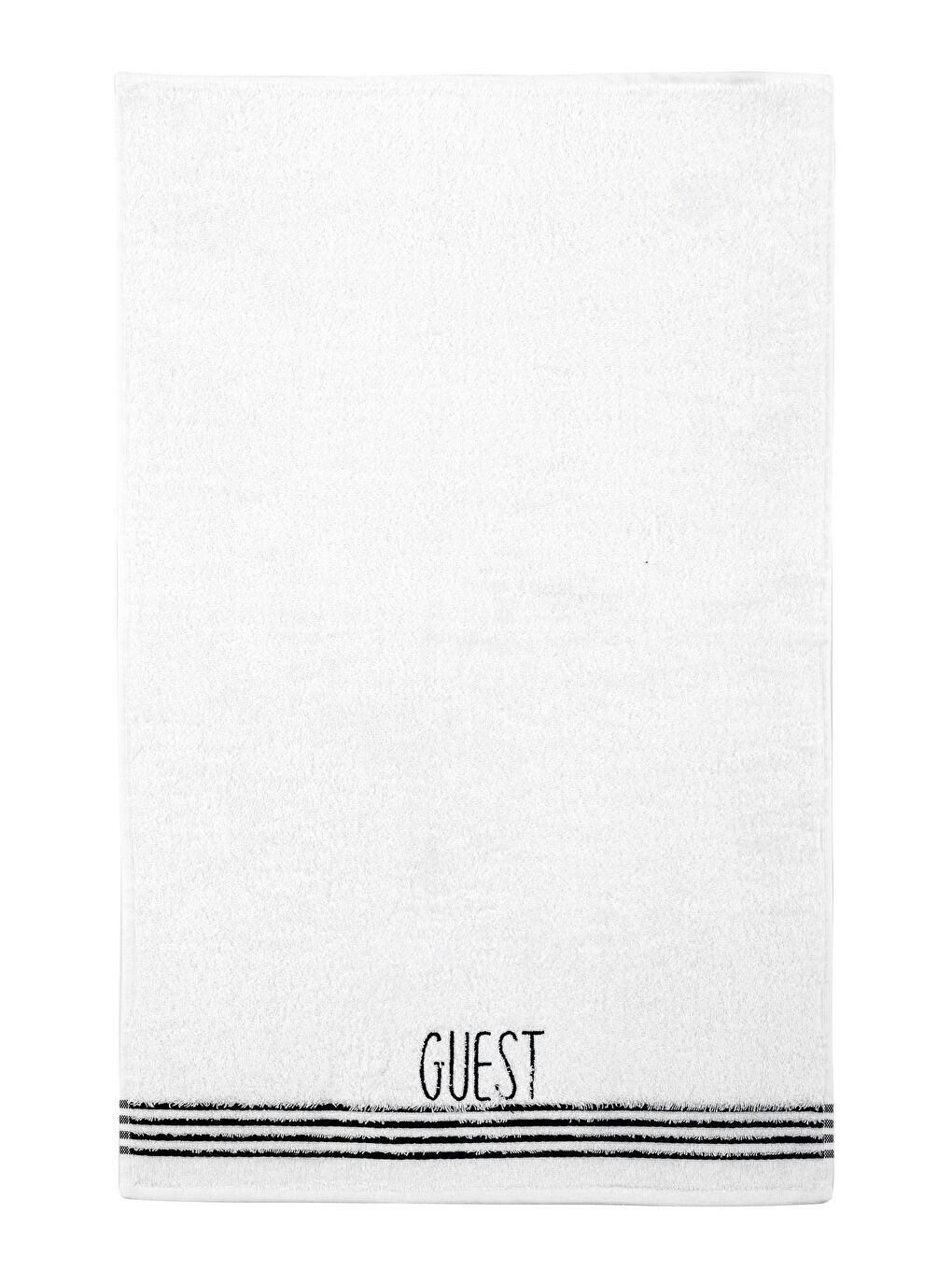 Text Embroidered Face Towel 50x80 Cm -S4JS37Z8-J5E