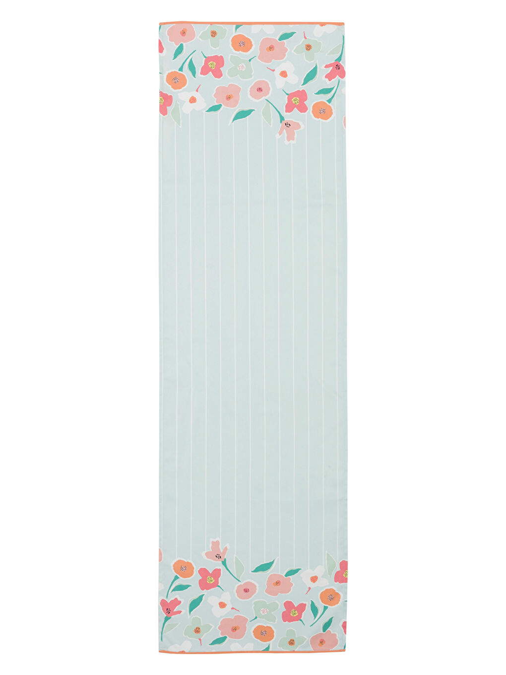 مفرش سفرة بنقشة زهور 45x150 سم-4