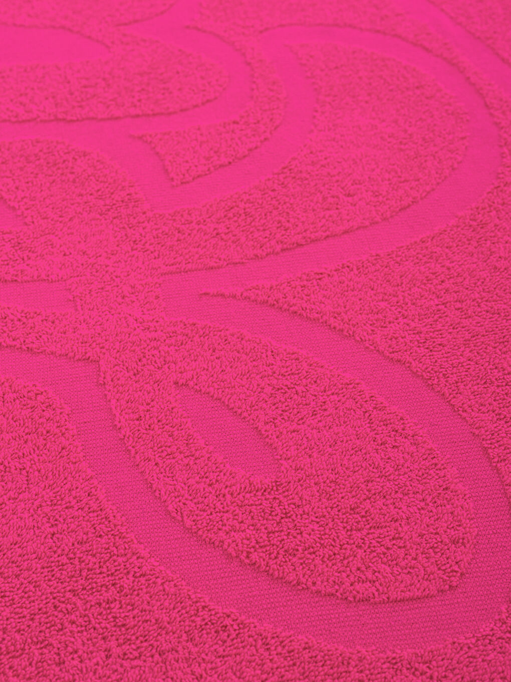 Fuşya Desenli Plaj Havlusu 70x140 cm-2