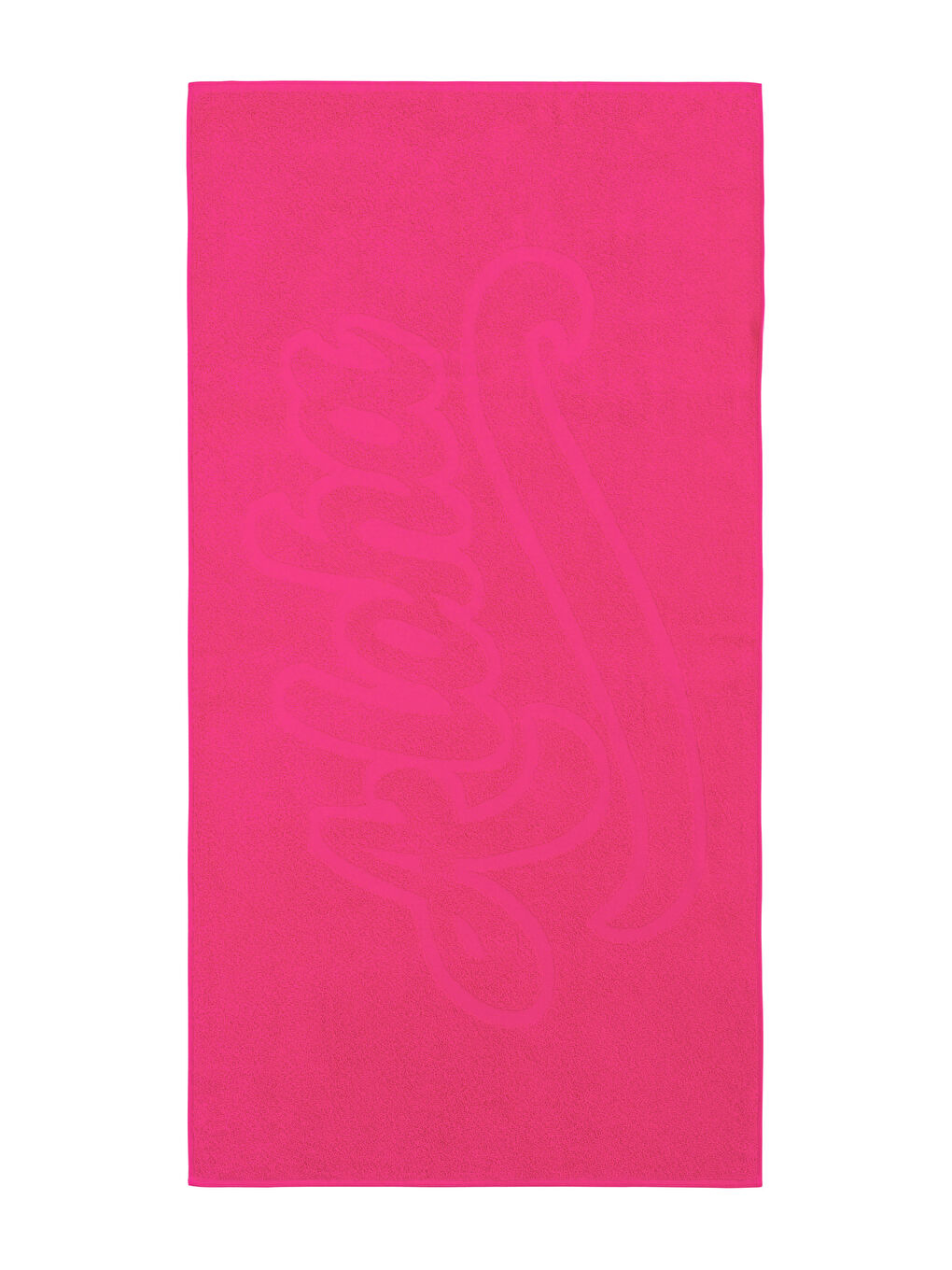 Fuşya Desenli Plaj Havlusu 70x140 cm-4