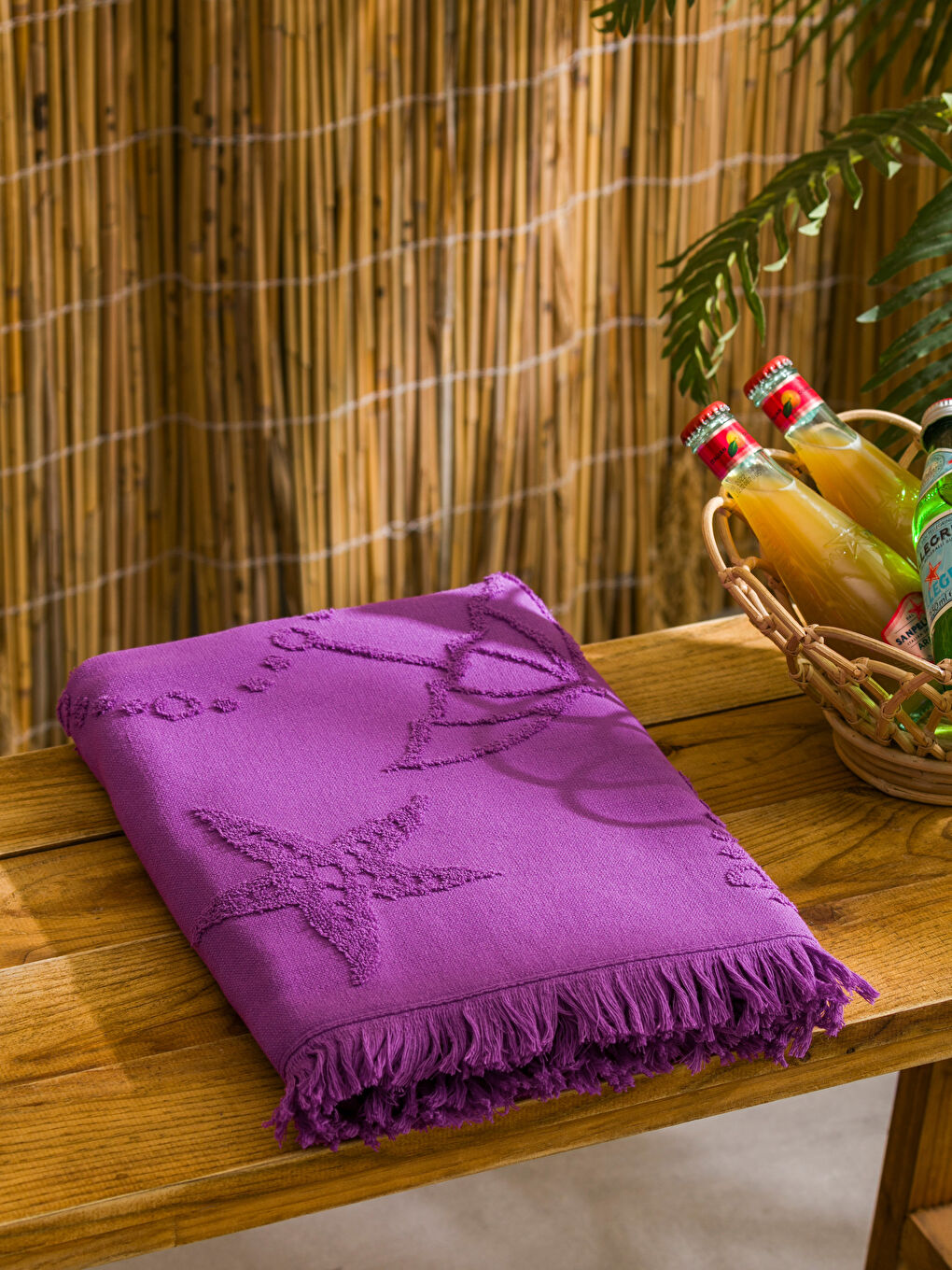 Figured Beach Towel -S4KM58Z4-H3V