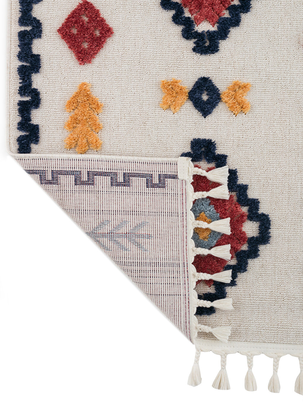 LCW HOME Karişik Desenli Kısa Püsküllü Halı 80x150 cm - 3
