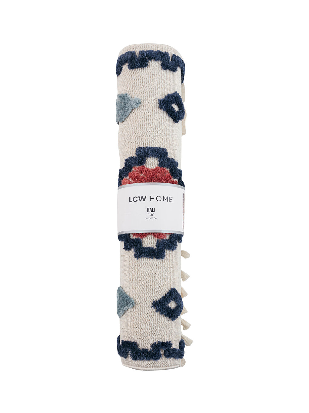 LCW HOME Karişik Desenli Kısa Püsküllü Halı 80x150 cm - 4