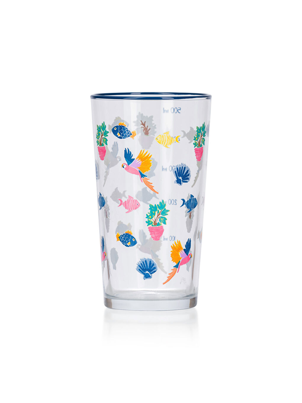 Karışık Baskılı Cam Bardak 570 ml-4