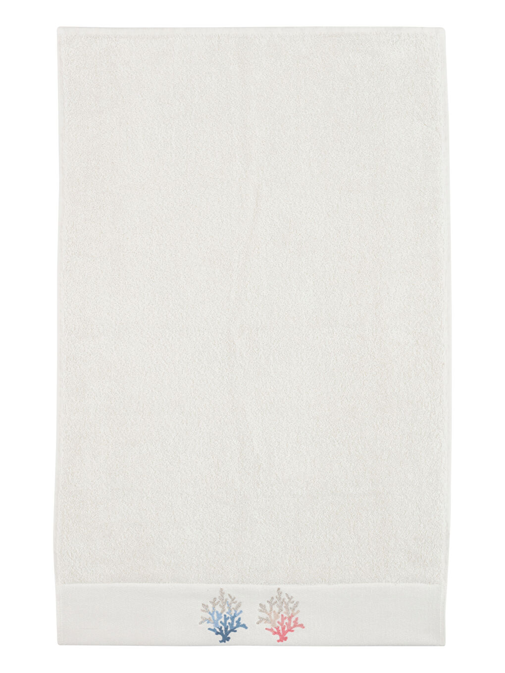 Serviette de toilette brodée arbre 50x80 cm-4