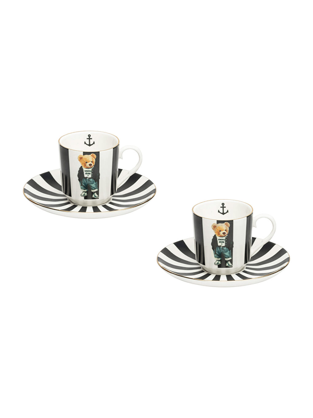 көк Кофе шыныаяғы және кофе шыныаяқ жинағы-4