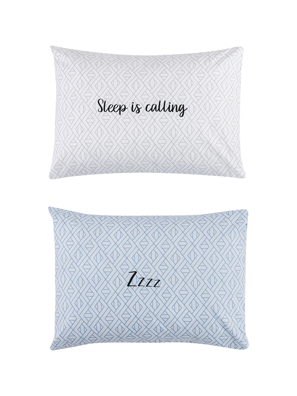 Karışık Yazı Baskılı Yastık Kılıfı 2'li 50x70 cm-3