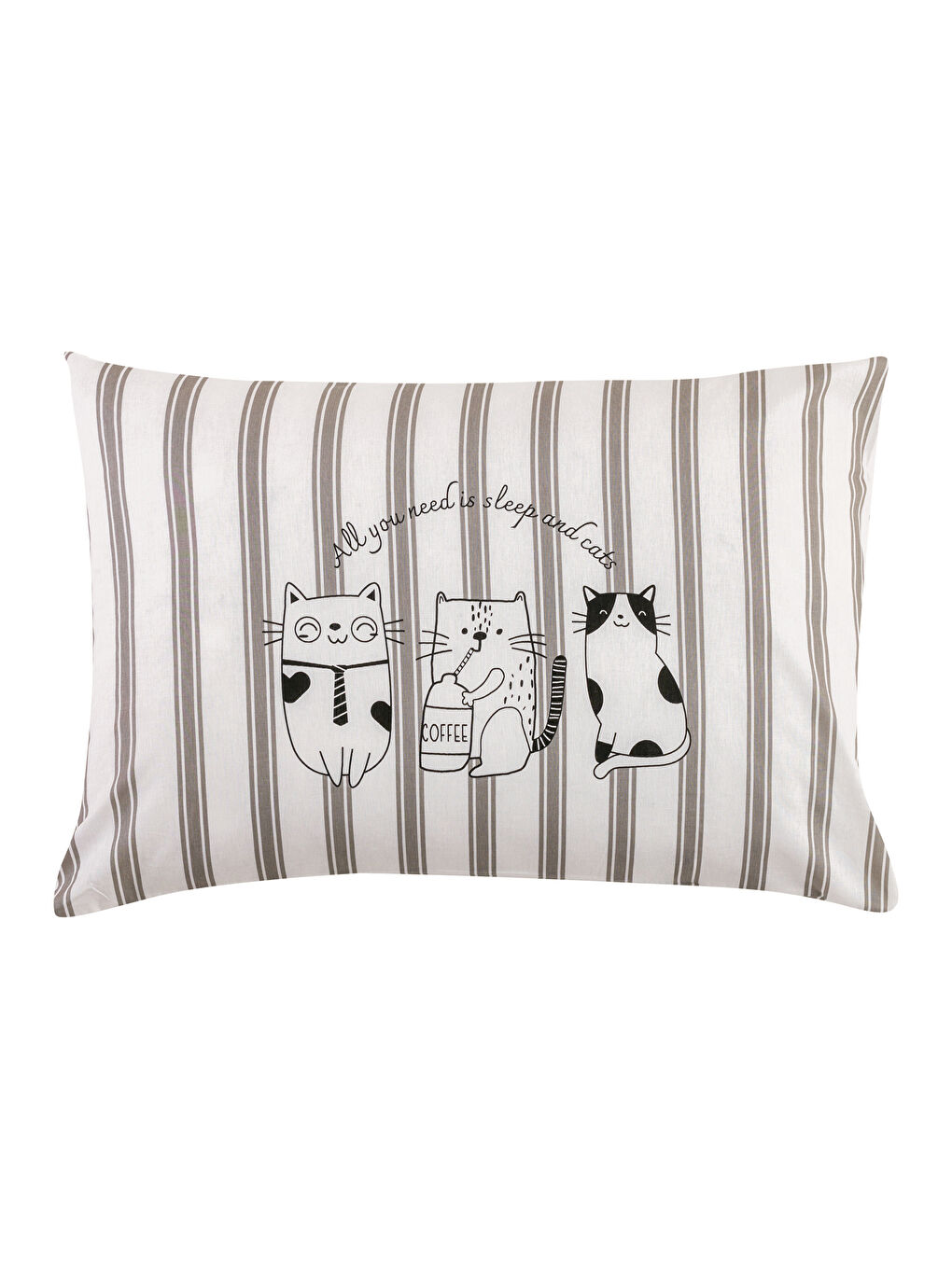 Cat Printed Pillow Case 2 Pack 50x70 Cm -S4LB75Z8-LQJ