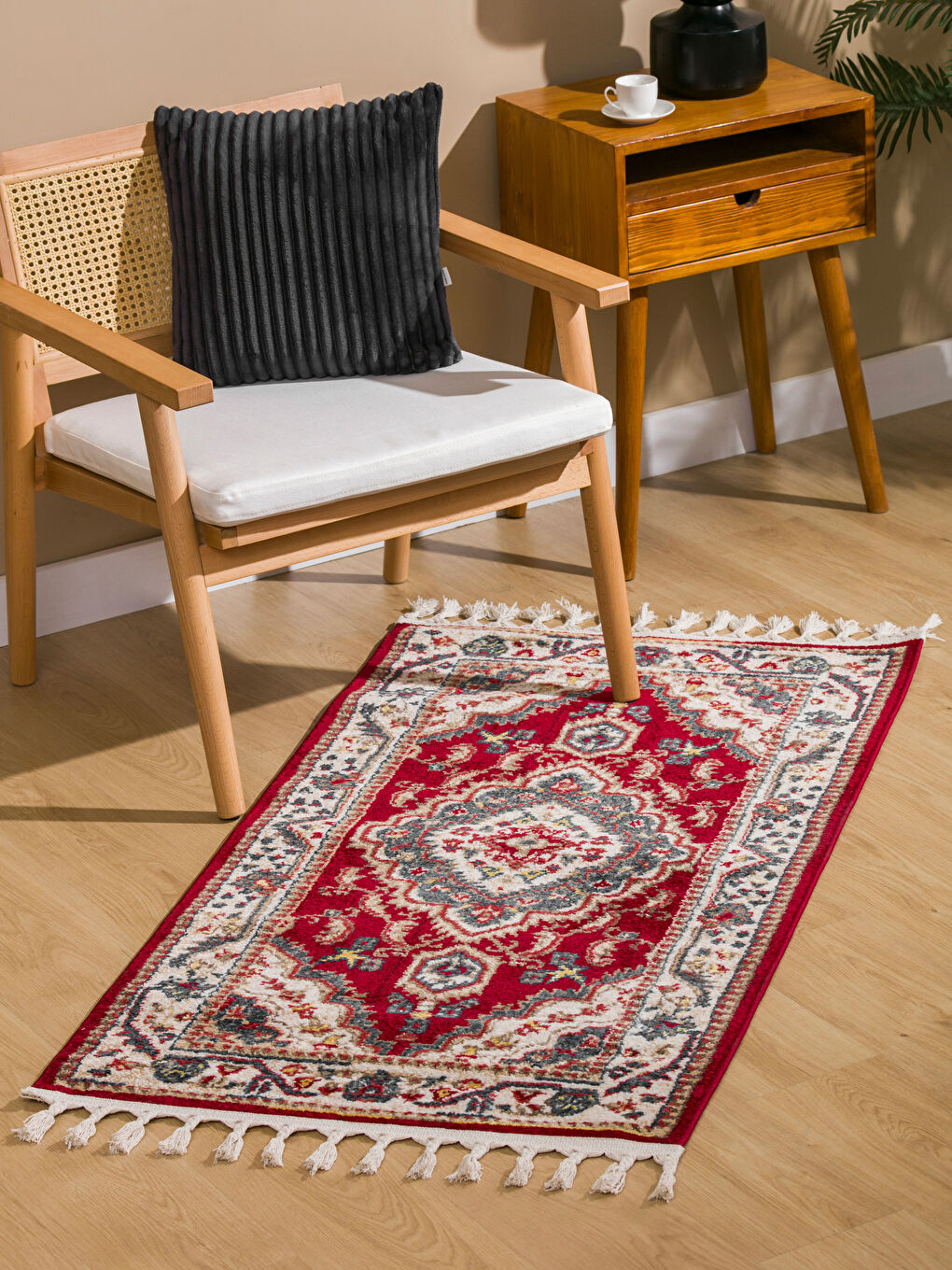 LCW HOME Ethnic Patterned Carpet 80x150 cm -S4LG59Z8-F9C