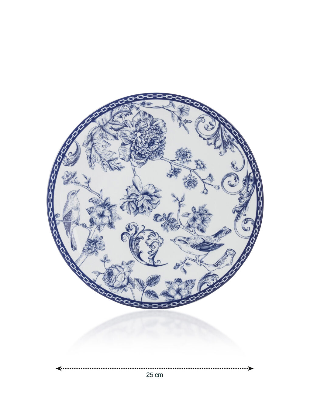 LCW HOME Desenli Porselen Servis Tabağı 25 cm -S4LY05Z8-EEW
