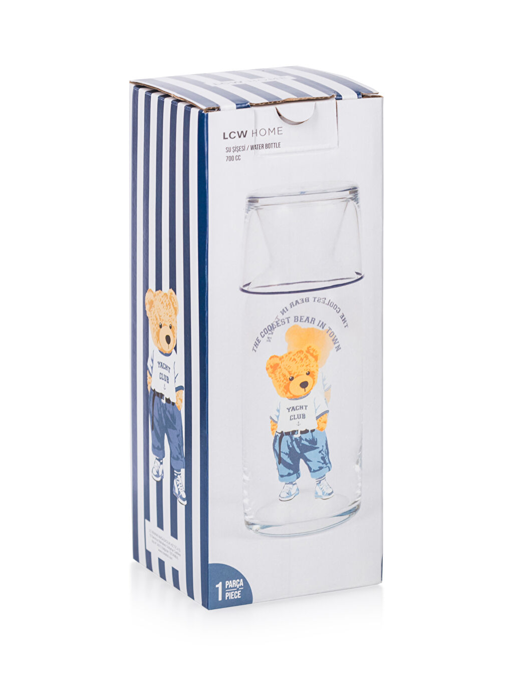 Teddy Bear Printed Pitcher with Lid 700 ml -S4M170Z8-F9C