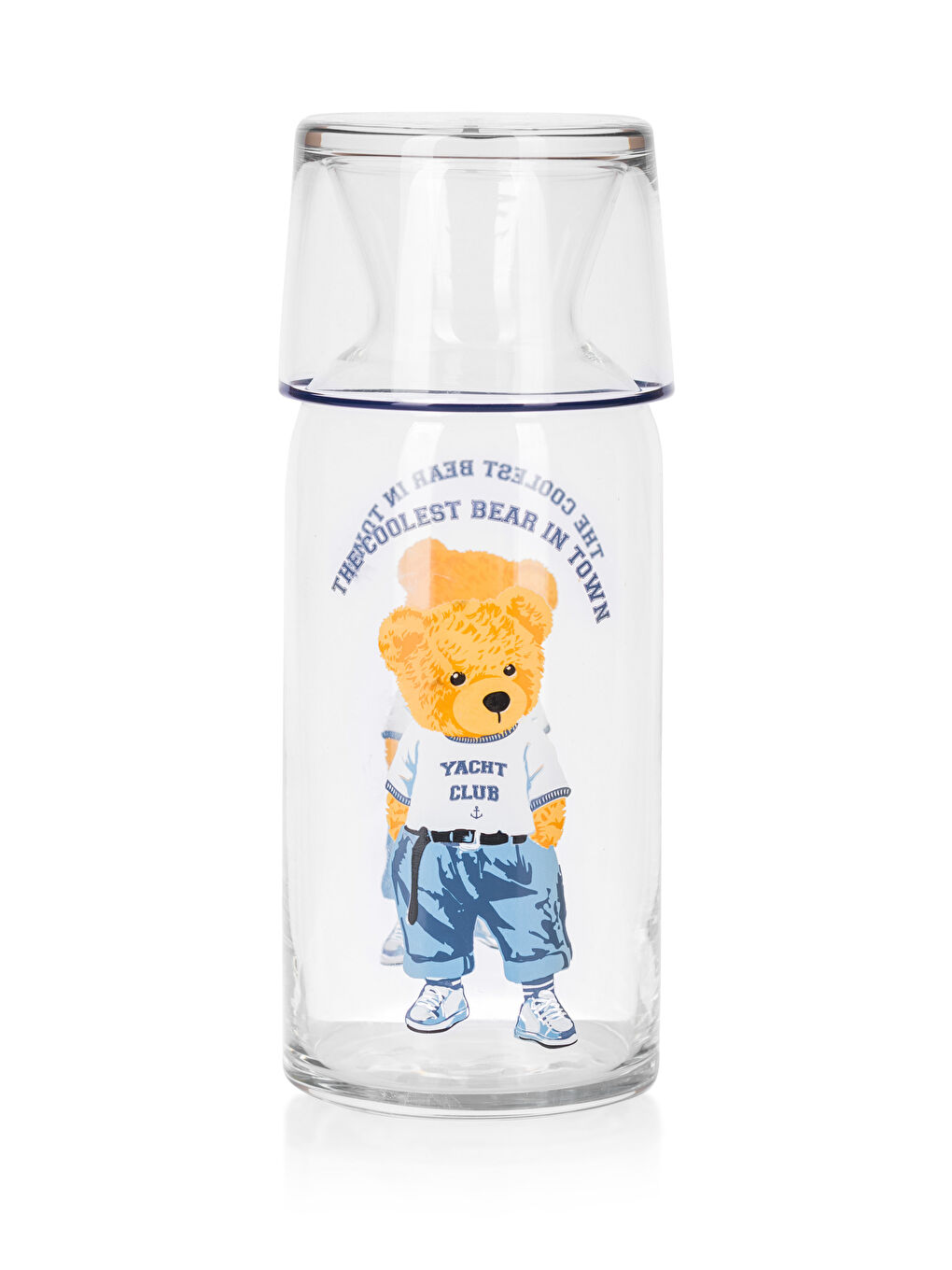 Teddy Bear Printed Pitcher with Lid 700 ml -S4M170Z8-F9C