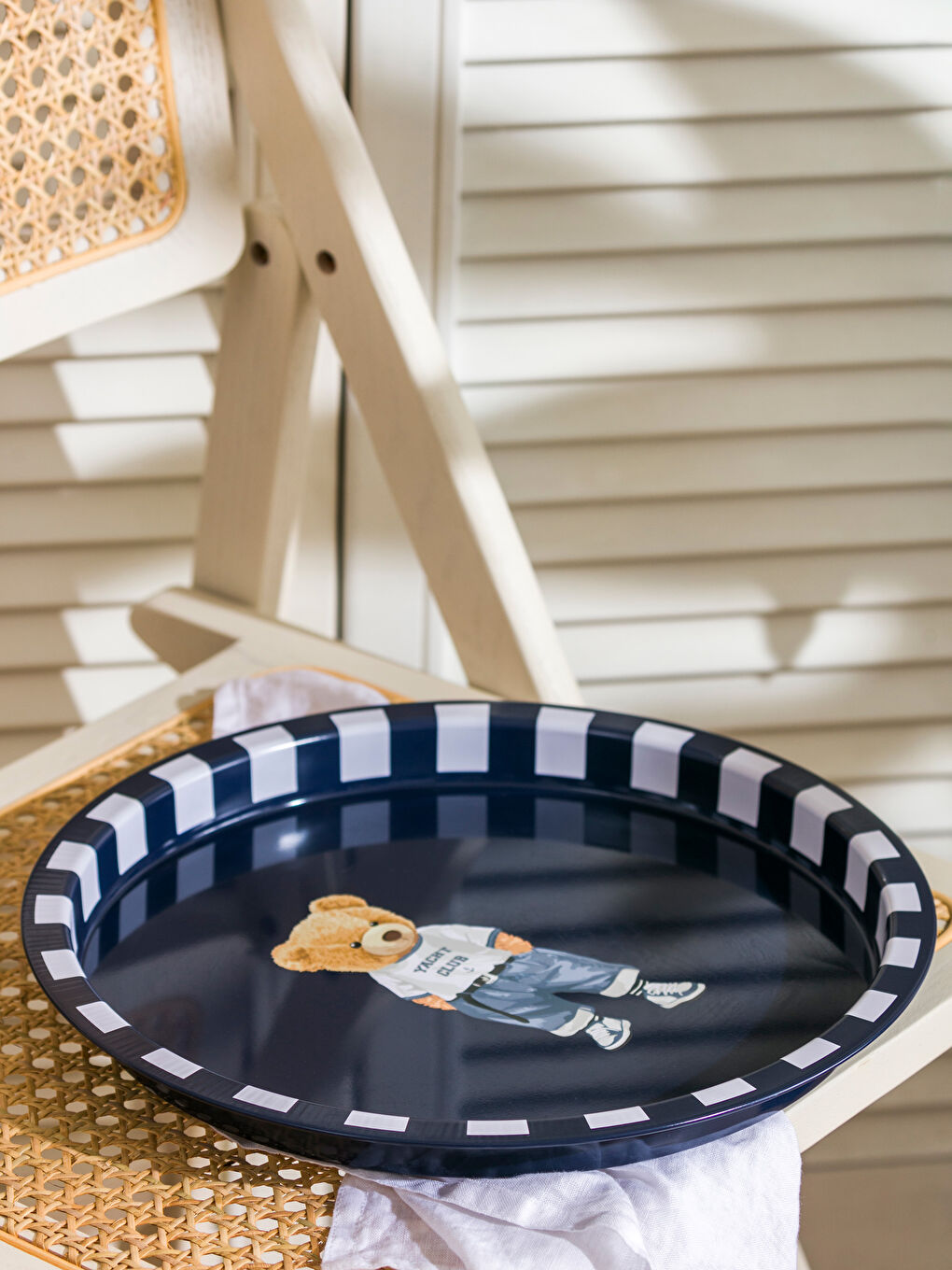 LCW HOME Teddy Bear Printed Tray 32 cm -S4M174Z8-F9C
