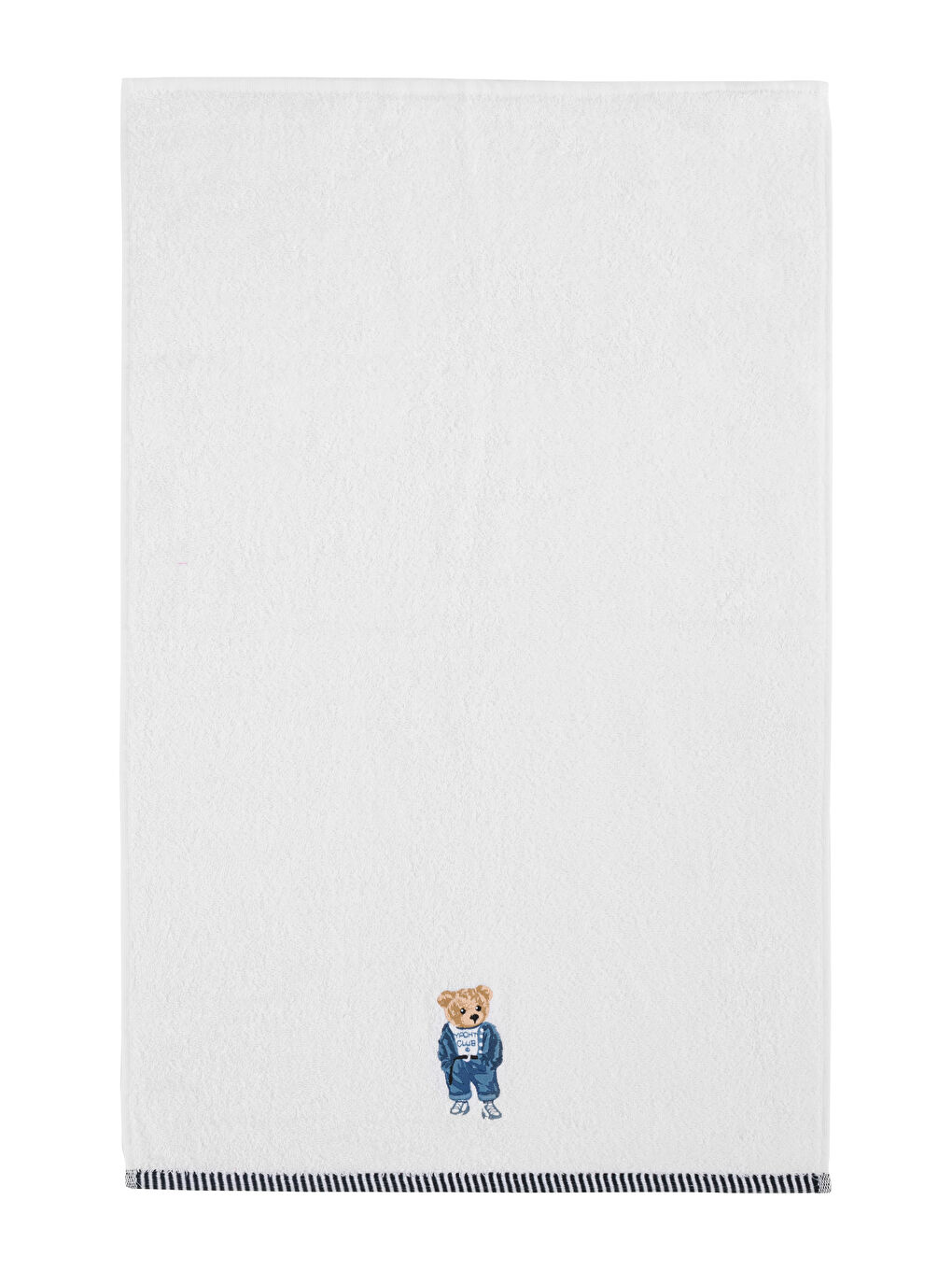 Beyaz Teddy Ayıcık Nakışlı El Havlusu 50x80 cm-4