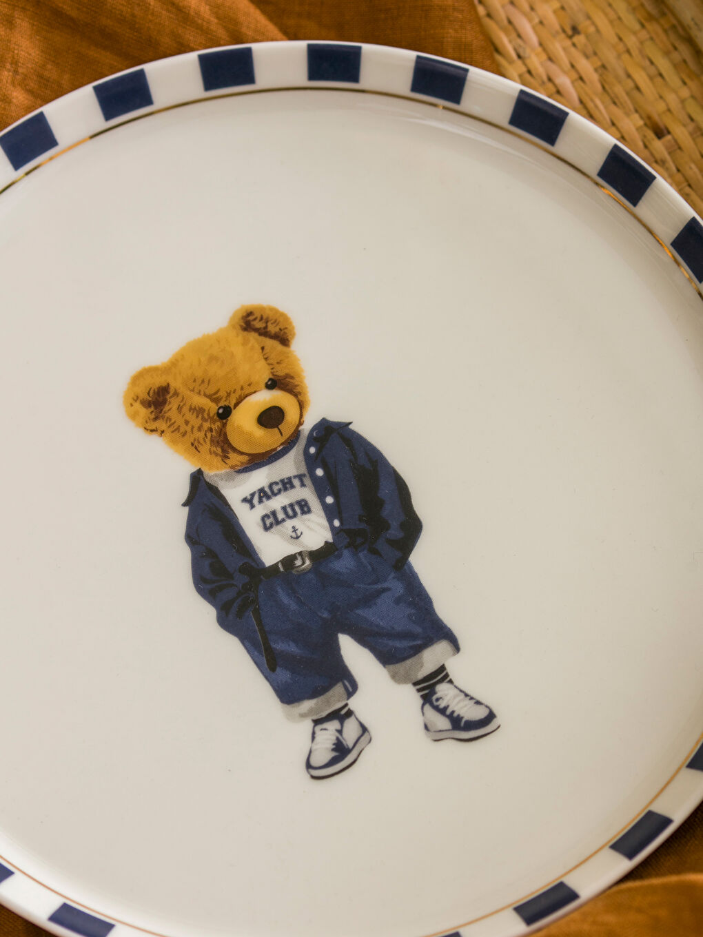 LCW HOME Karışık Baskılı Ayı Teddy Baskılı Porselen Pasta Tabağı 21 Cm - 2