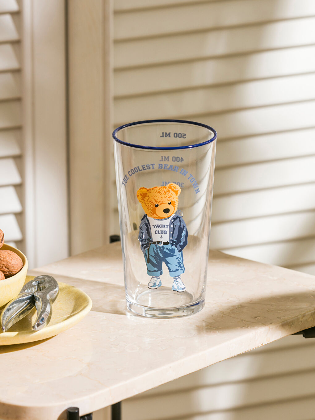 Teddy Bear Printed Glass 570 ml-2