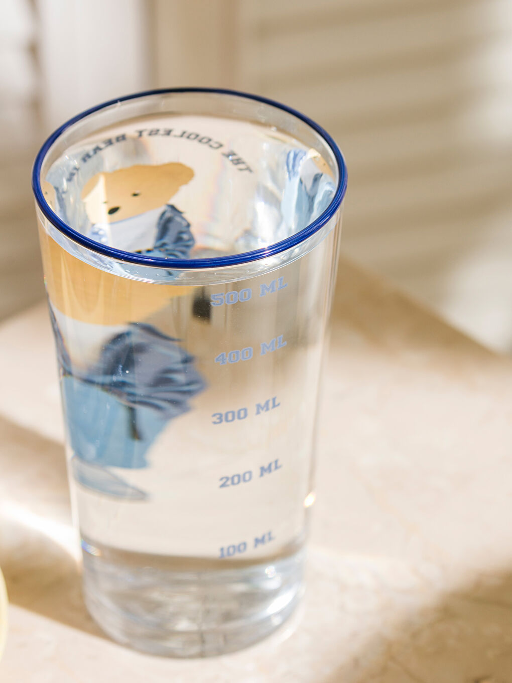 Teddy Bear Printed Glass 570 ml-3