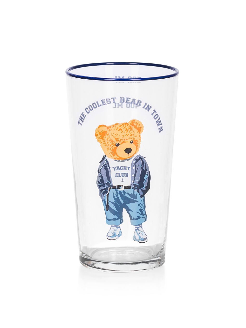 Teddy Bear Printed Glass 570 ml-4
