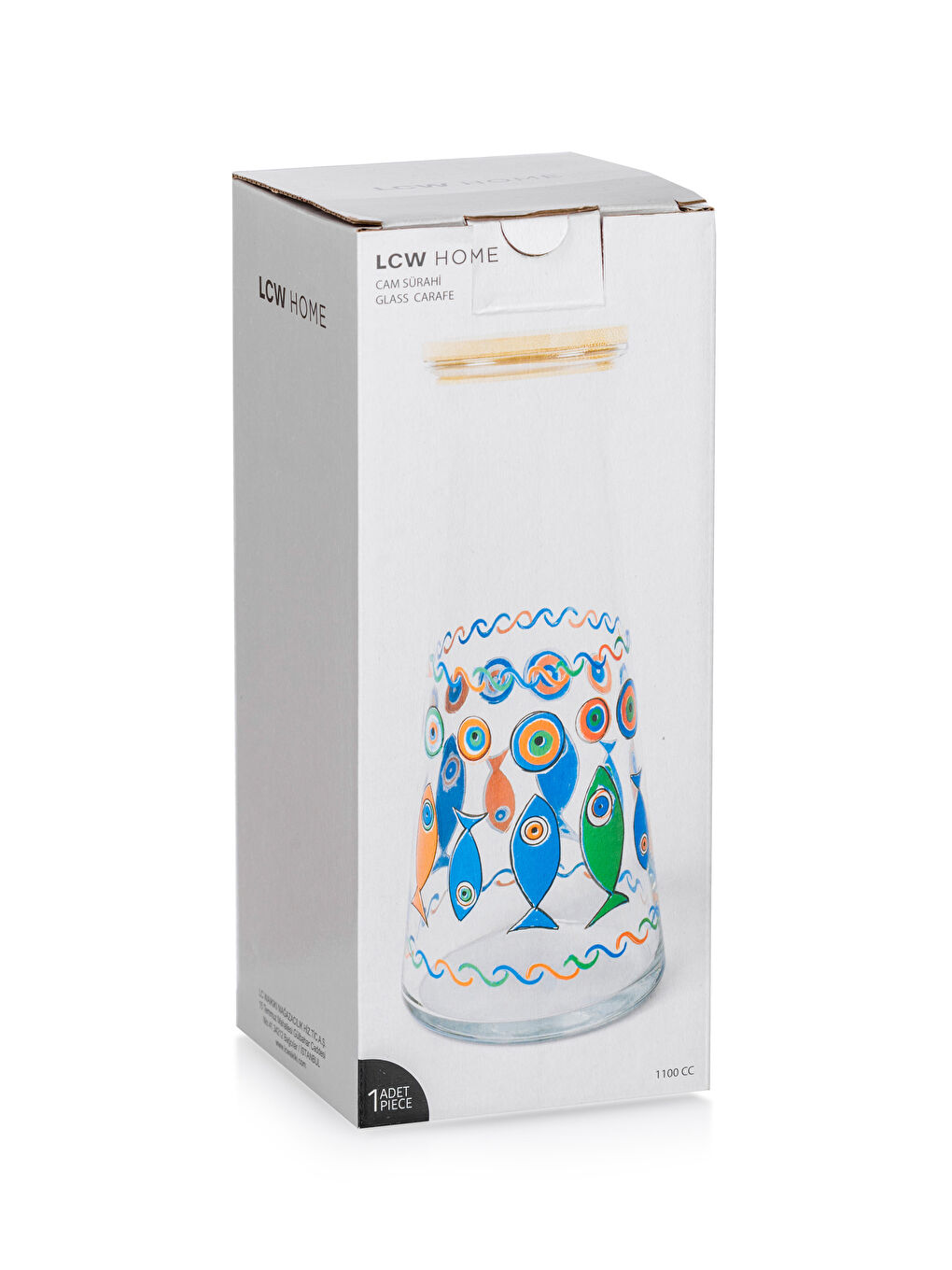 Pichet en Verre Imprimé 1100 ml-3