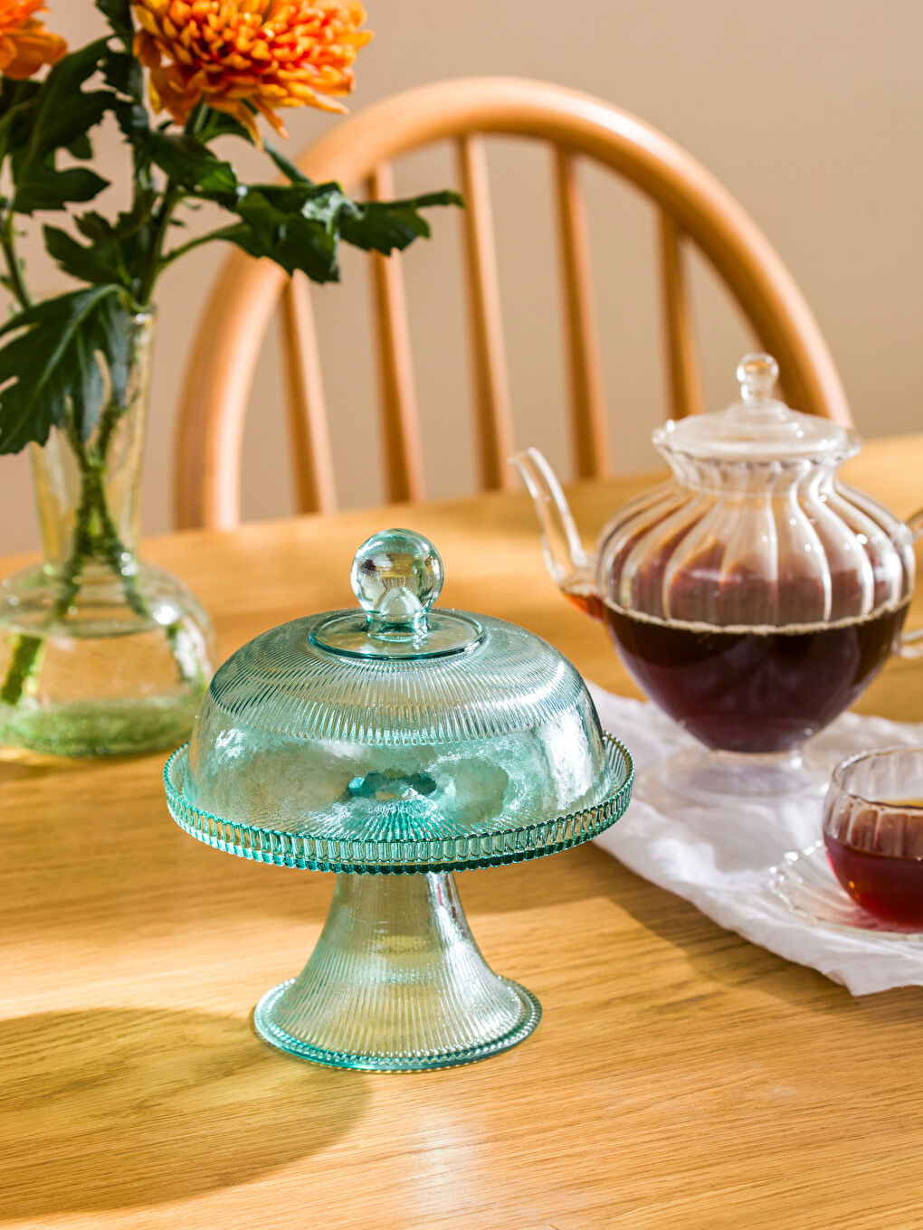 Glass Pedestal Cake Stand 17 cm -S4MY11Z8-GFS