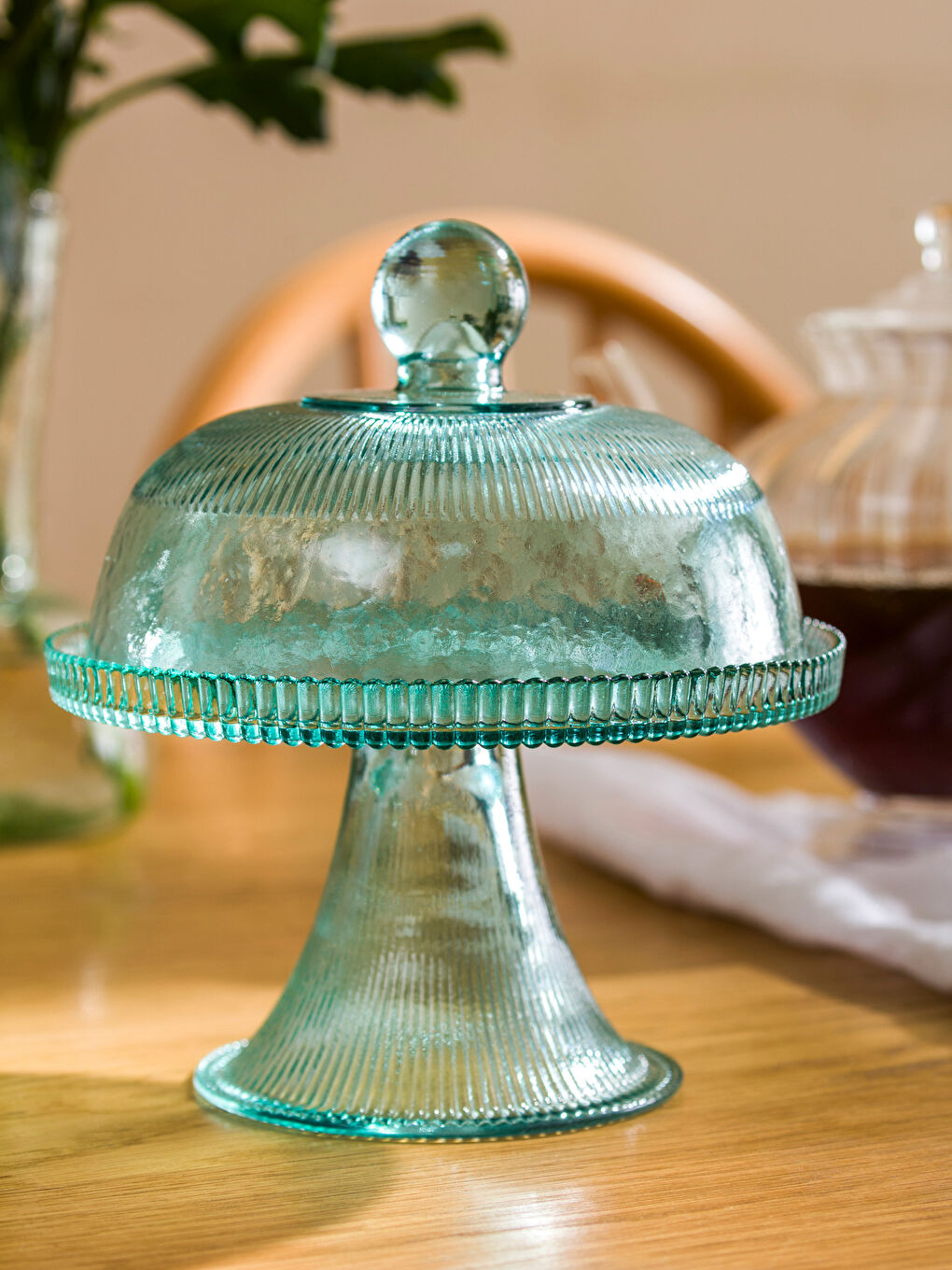 Glass Pedestal Cake Stand 17 cm -S4MY11Z8-GFS