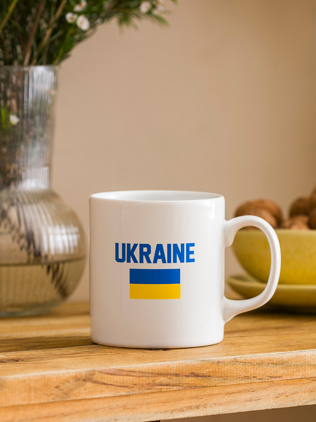 Белый Чашка