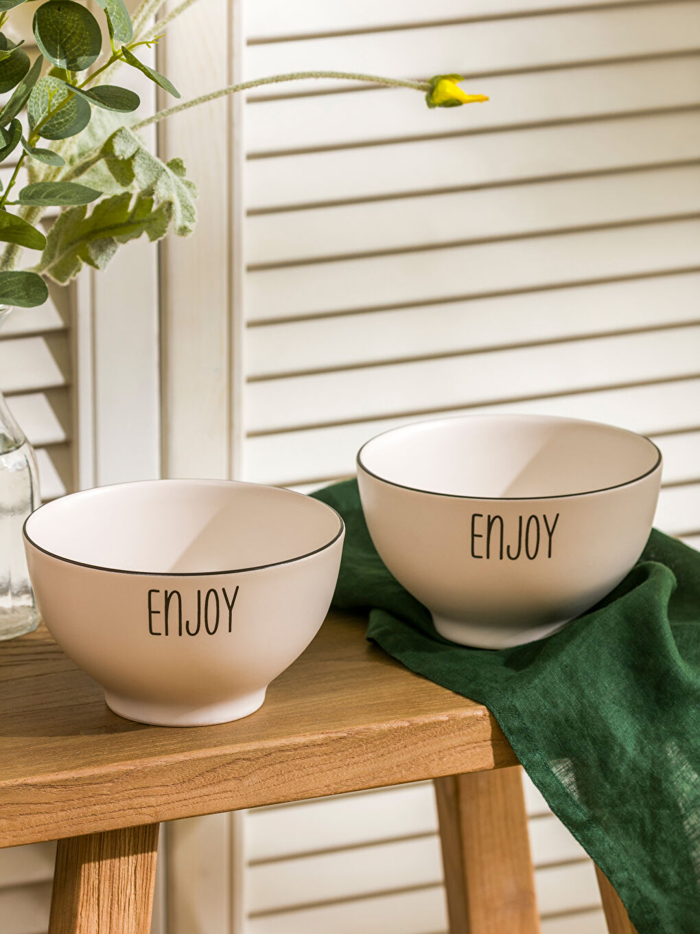 LCW HOME Printed Ceramic Salad Bowl 2 Pack 15 cm -W4HN76Z8-LQJ