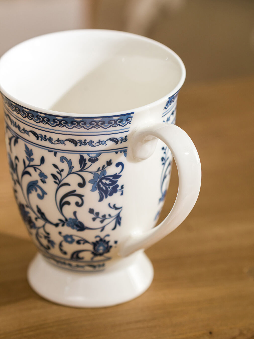 LCW HOME Lacivert Baskılı Porselen Kupa 295 ml - 2