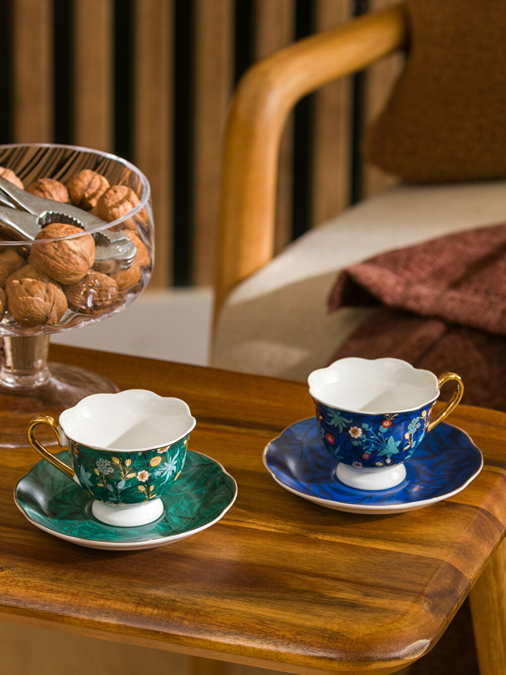 Printed 2-Person Porcelain Coffee Cup Set -S5AF14Z8-LSJ