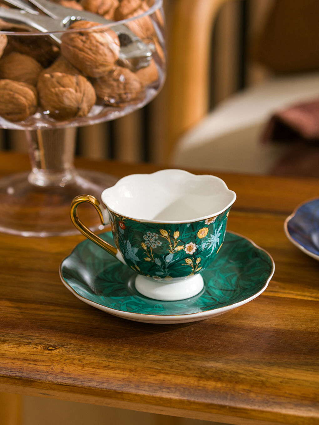 Printed 2-Person Porcelain Coffee Cup Set -S5AF14Z8-LSJ