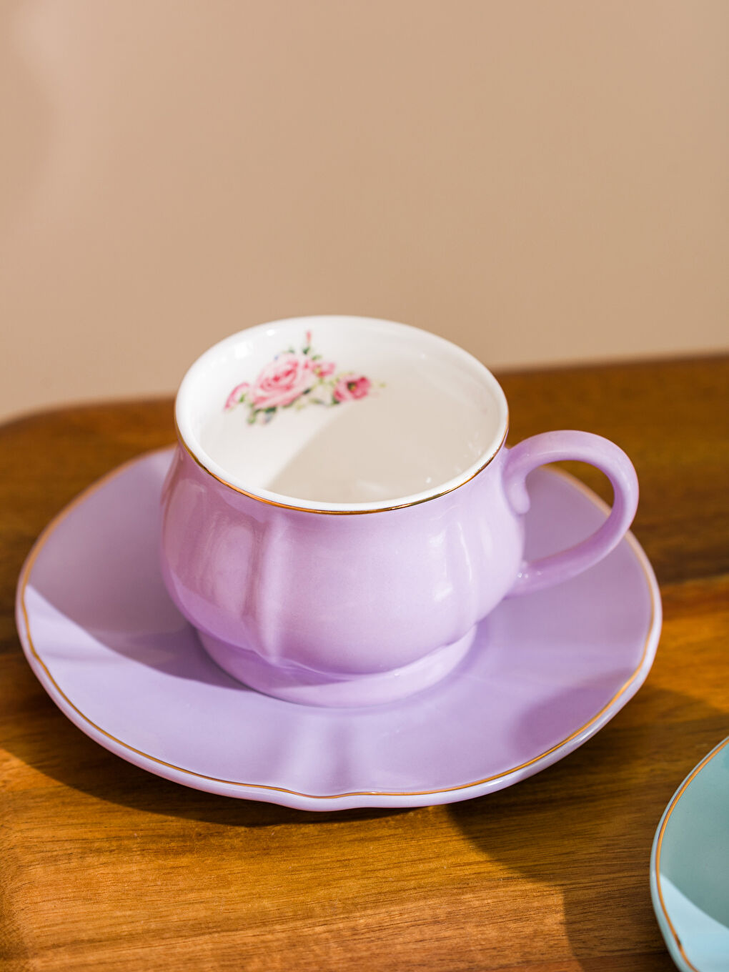 Floral Porcelain 2-Person Coffee Cup Set 90 ml -S5AO93Z8-LSC