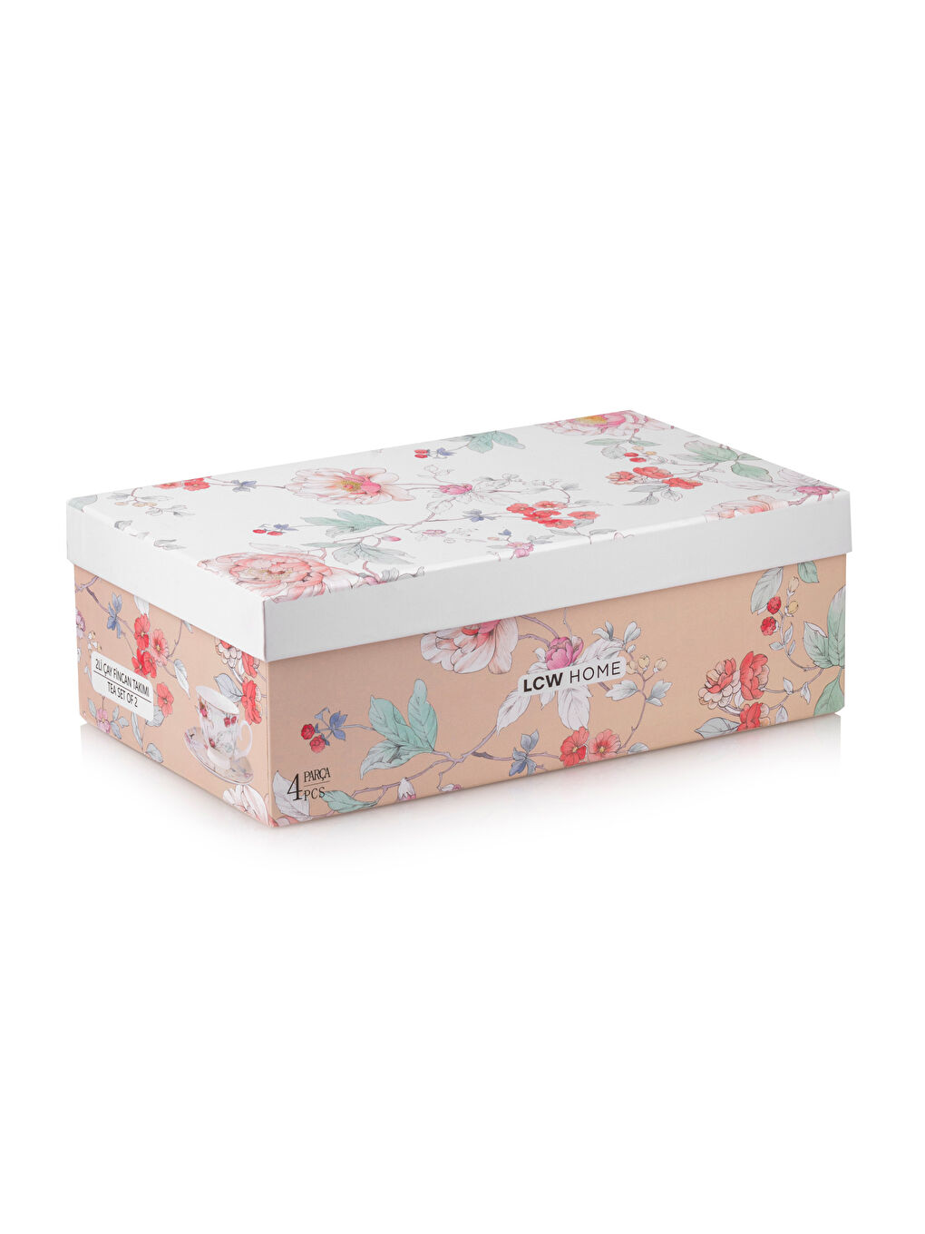 LCW HOME Karişik Baskılı 2 Kişilik Porselen Çay Fincan Takımı 220 ml - 3